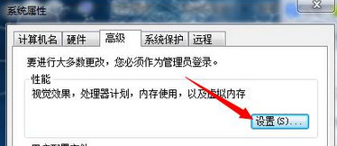 win7系统开机弹出性能选项如何解决?