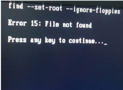 u盘重装系统出现error 15怎么办？