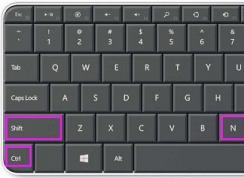 win7系统在桌面快速的创建新建文件夹方法？创建新建文件的快捷键是什么