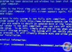 0x000000a5蓝屏完美解决方法 Win7