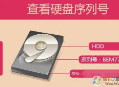 查看硬盘序列号方法（Win7/Win10系统）