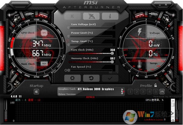 MSI Afterburner(AMD/NVIDIA显卡超频工具)v4.6.5中文版