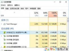 Win10任务管理器结束任务按钮灰色不能点击解决方法