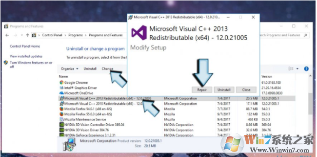 如何修复Microsoft Visual C ++ 2015 Redistributable