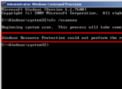 win10系统无法运行sfc / scannow提示Windows资源保护不能执行请求的操作