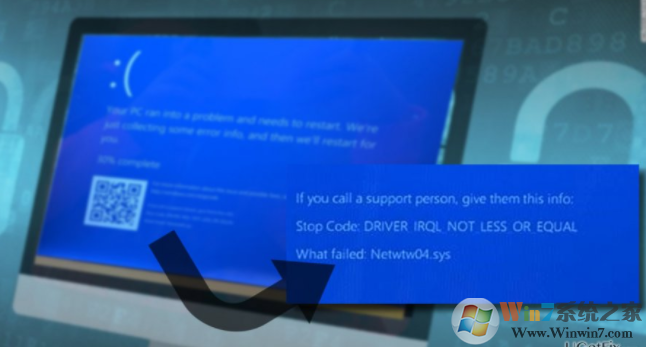 win10系统蓝屏提示DRIVER_IRQL_NOT_LESS_OR_EQUAL（Netwtw04.sys）BSOD的修复方法