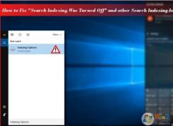 win10系统提示“搜索索引被关闭”错误被关闭的解决方法