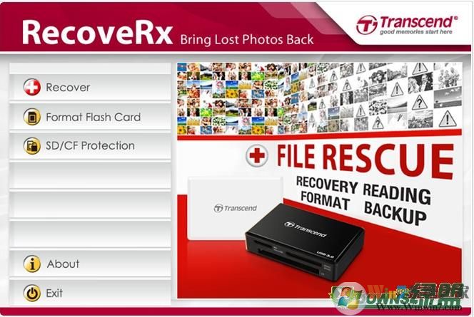 手机内存卡SD卡修复可恢复数据软件RecoveRx Tool v2.0