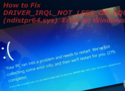 win10系统蓝屏提示DRIVER_IRQL_NOT_LESS_OR_EQUAL（Ndistpr64.sys）BSOD的修复方法