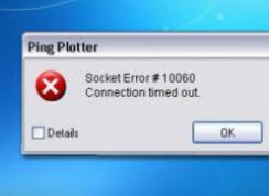 socket error #10060 错误的原因及解决方法