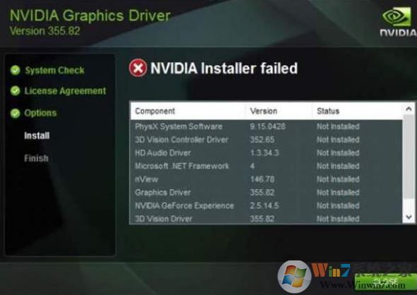 win10系统Nvidia驱动安装失败该怎么办?