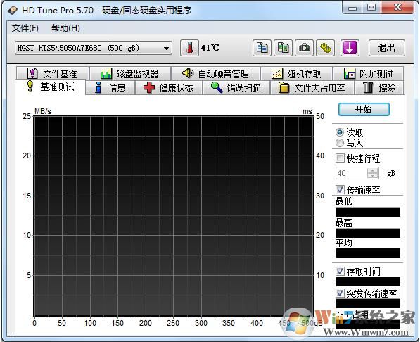 HDTune硬盘检测工具|HD Tune Pro V5.75汉化绿色版