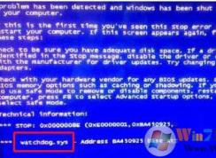 Watchdog.sys是什么,Watchdog.sys蓝屏如何解决？