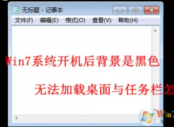 win7系统开机黑屏无法进入桌面的解决方法