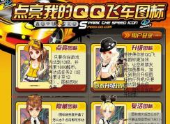 qq飞车图标怎么点亮?qq飞车图标升级方法