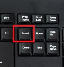 insert键在哪？小编教你win7电脑insert键所在位置