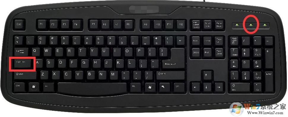 电脑小写键盘打不出怎么办？win7电脑键盘怎么切换大小写？