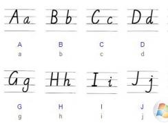 英文字母大小写对照表|英文大小写转换方法