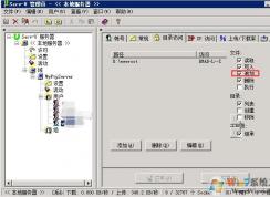 FTP服务器能上传文件不能续传删除如何设置？