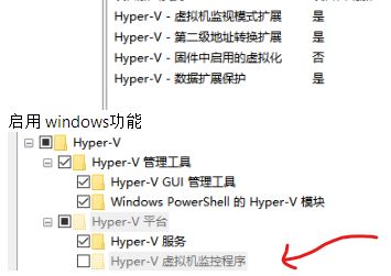 win10 hyper-v虚拟机监控程序灰色无法选取该怎么办？