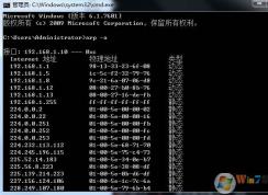 查看局域网内所有IP方法图解