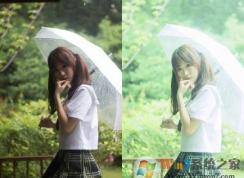 日系风格效果如何处理？ps日系小清新调色教程