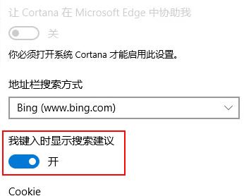 Microsoft Edge搜索建议怎么关？win10关闭edge搜索建议的方法