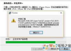 Win10安装iTunes出错出现