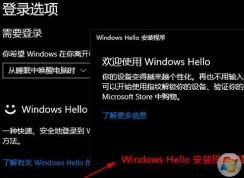 win10 Windows Hello安装程序 点击设置 闪退的有效解决方法