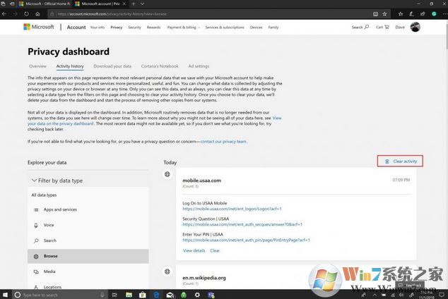 win10系统彻底删除Microsoft Edge使用痕迹的操作方法