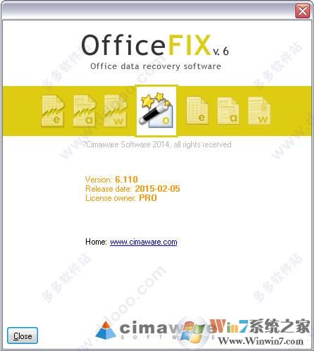 OfficeFIX破解版(Office文件修复工具) v6.110免注册版