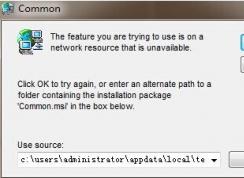 会声会影X5打开后弹出“Common”提示框该怎么办？