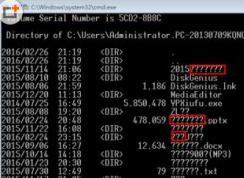 CMD命令提示符中文显示乱码(问号或方块)