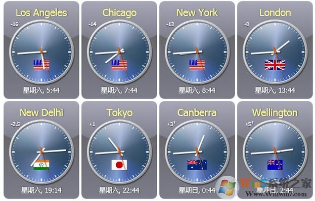 sharp world clock v8.7.0（桌面世界时钟）绿色版完美注册