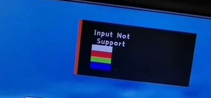 win10显示器提示：input not supported 弹窗修复方法