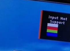 win10显示器：input not supported 弹窗修复方法