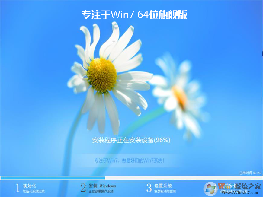 【专注于Win7系统下载】WIN7 64位旗舰版(高性能版带USB3.0,NVMe驱动)v2023