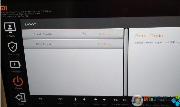 小米笔记本装Win7 BIOS设置+U盘启动教程