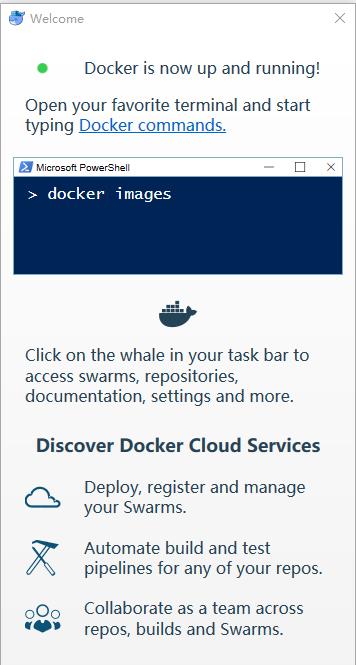 Win10下安装Docker和配置教程