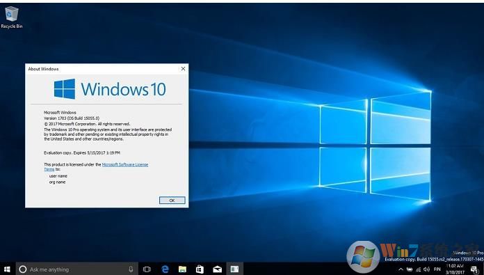 Win10 1703版本企业版,教育版即将停止支持