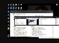 Win10设置使用Alt+Tab时自动隐藏已经打开的窗口,只显示纯桌面