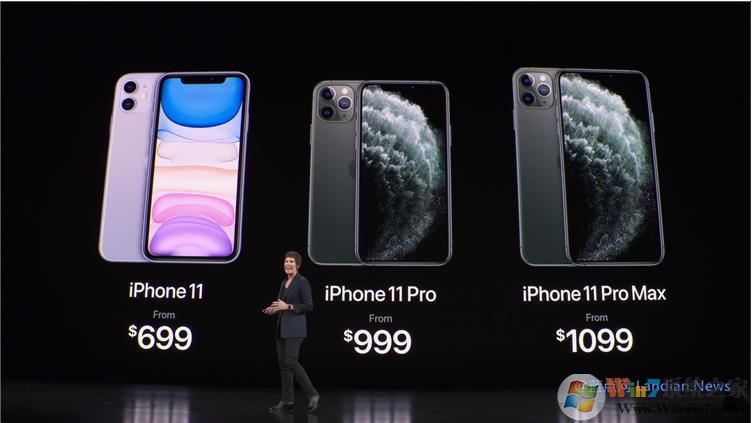 苹果推出iPhone11/Pro/Max价格最低售价5499元起