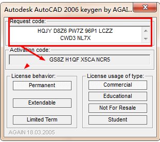 CAD2006注册机_AutoCAD2006注册机激活码算号器(关测能用)