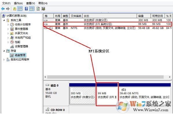Win10 efi系统分区有什么用?