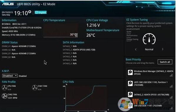 华硕B360主板无法识别NVMe M.2固态硬盘解决方法