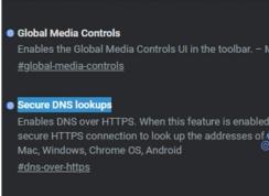谷歌浏览器开启DoT功能加密DNS防劫持教程