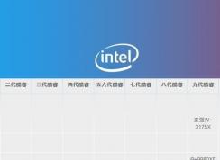 i9处理器性能排行,intel i9 CPU天梯图