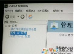 Win10 NVIDIA控制面板只有3D设置怎么回事？
