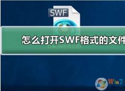 Win10系统怎么打开SWF文件？两种打开SWF文件方法