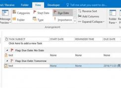教你Outlook 2016 任务视图中的联系人这一项不为空且可编辑的方法